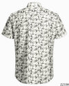 Harbour Bay Short Sleeve Shirt White Grey