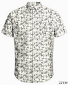 Harbour Bay Short Sleeve Shirt White Grey