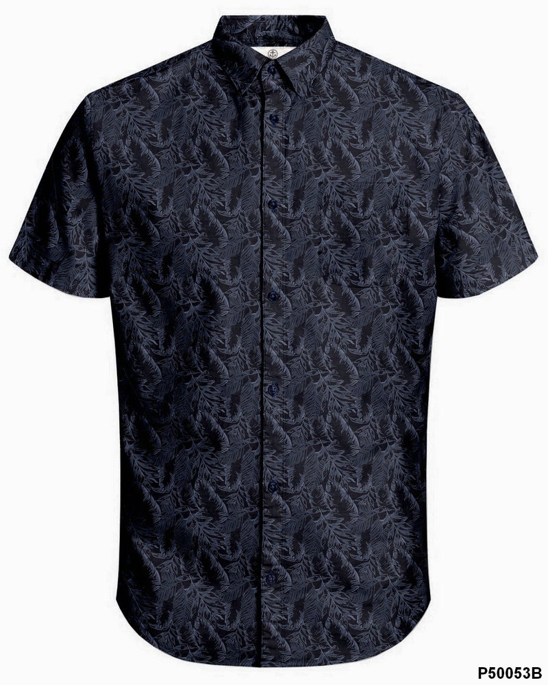 HARBOUR BAY MENS S/S SHIRTS BLACK