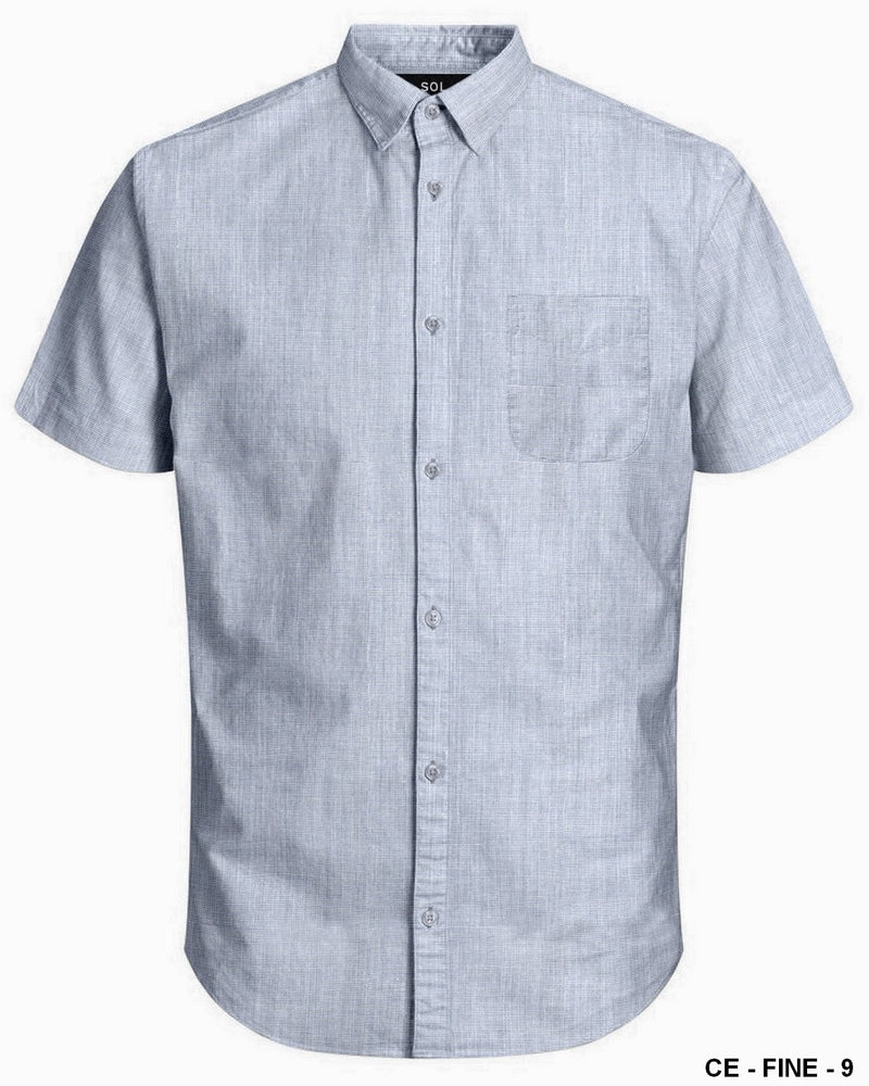 SOL MENS S/S SHIRTS GREY