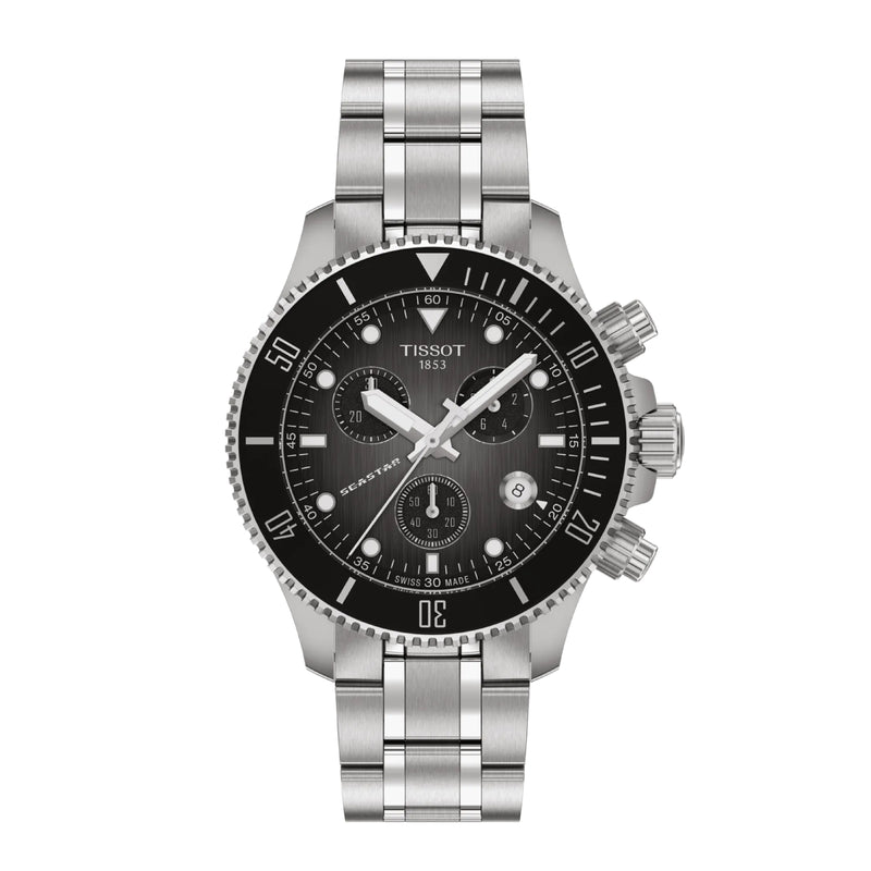 TISSOT SEASTAR/LR/CHRQ/STEEL