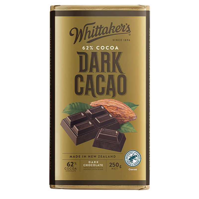 Whittakers Dark (Bittersweet) Block 250gm