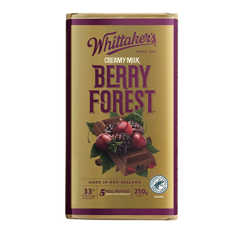 Whittakers Berry Forest Block 250gm
