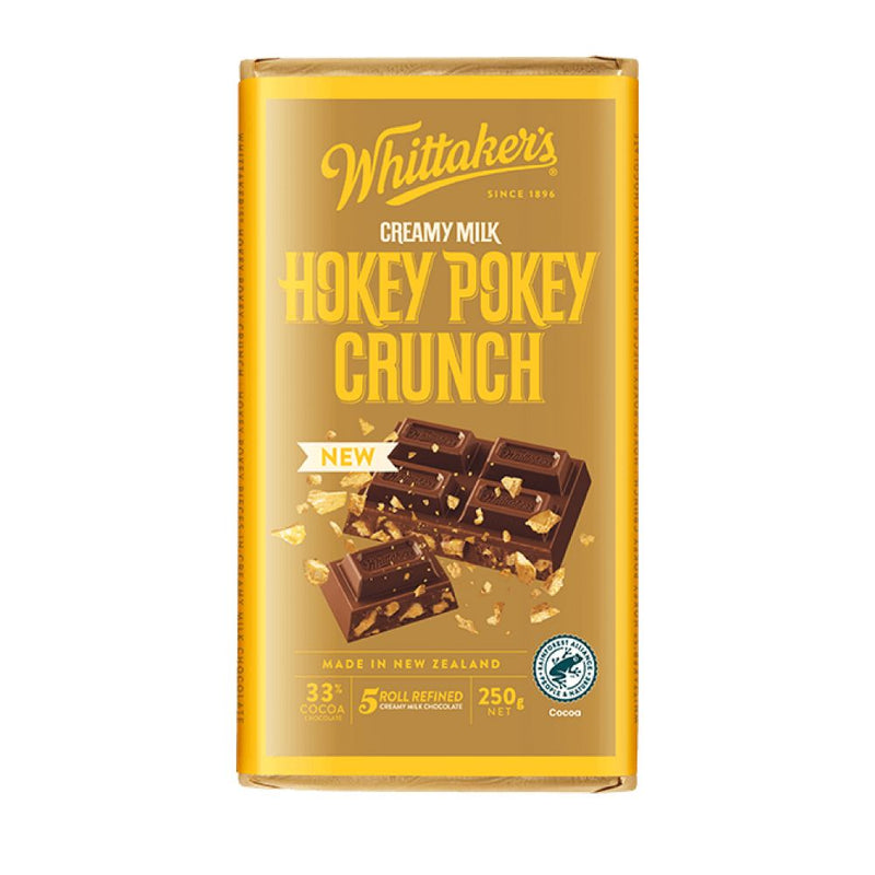 Whittakers Hokey Pokey Crunch Block 250gm