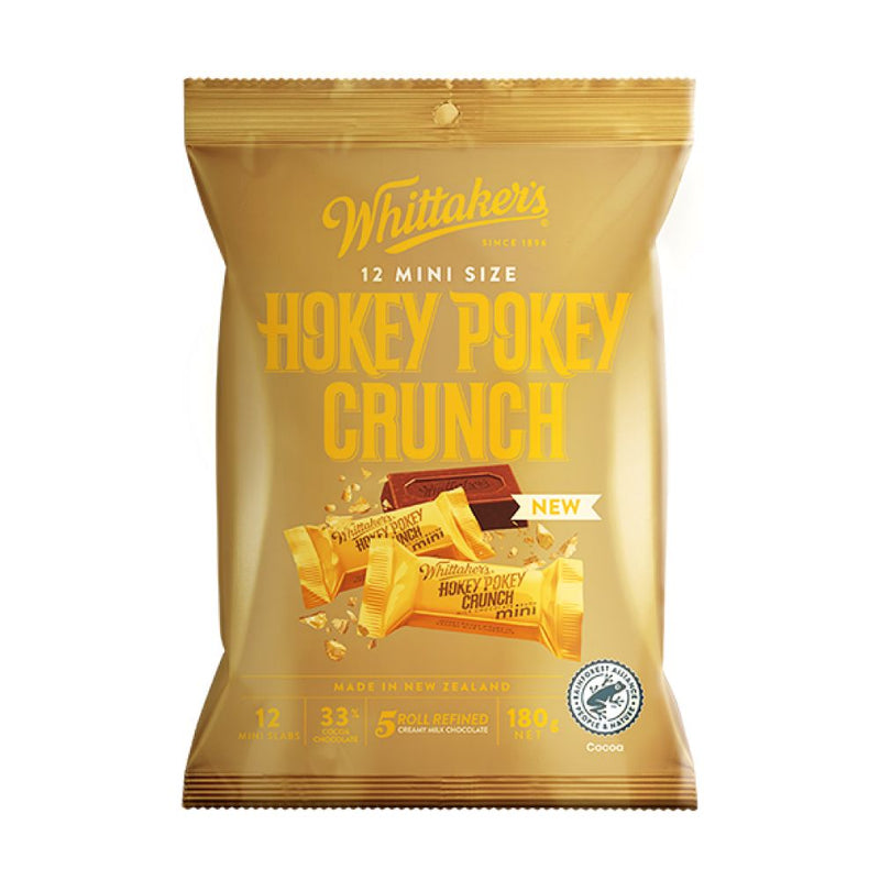 Whittakers Mini Hokey Pokey Crunch Slab 180g(12x15g)