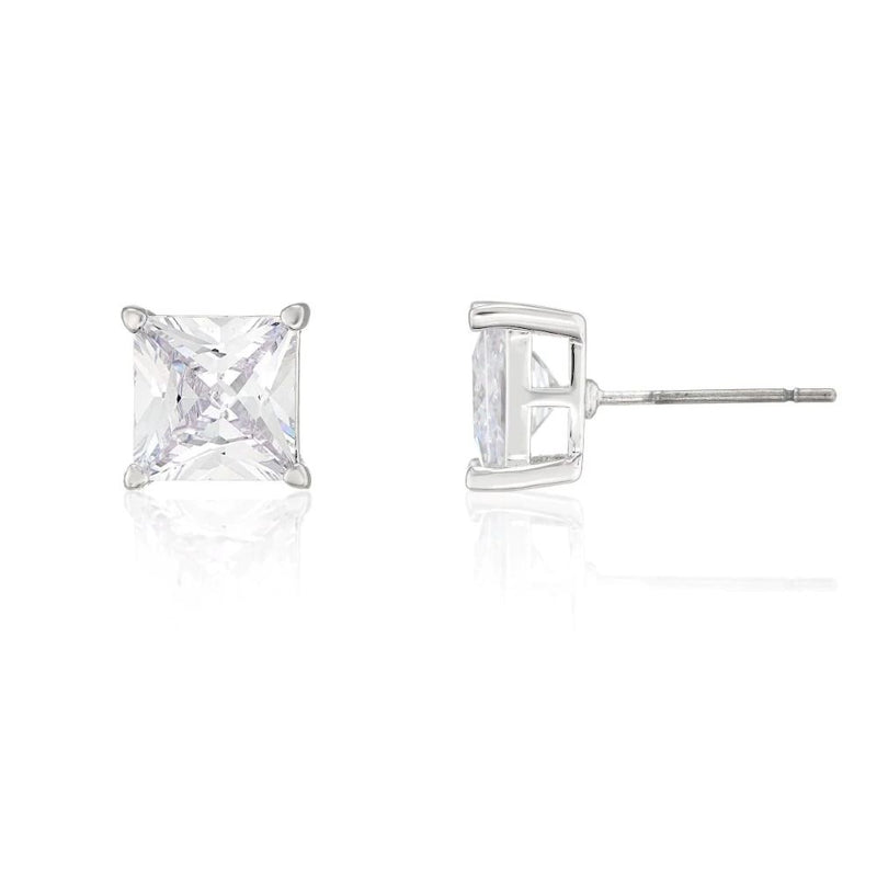 BUCKLEY CARAT- PRINCESS CUT STUD EARRINGS