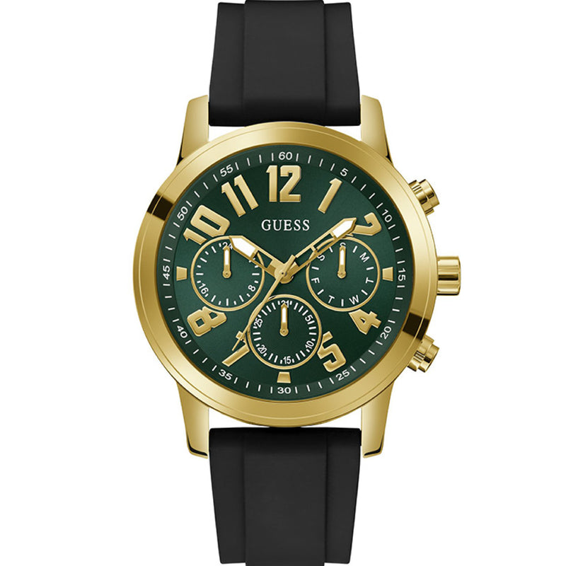 GUESS MEN'S SILICONE ANALOG
