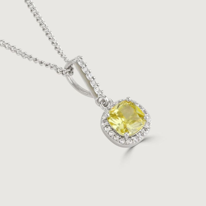 BUCKLEY CANARY CUSHION DROP PENDANT