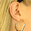 Buckley Hera Hexagonal Hoop Earrings