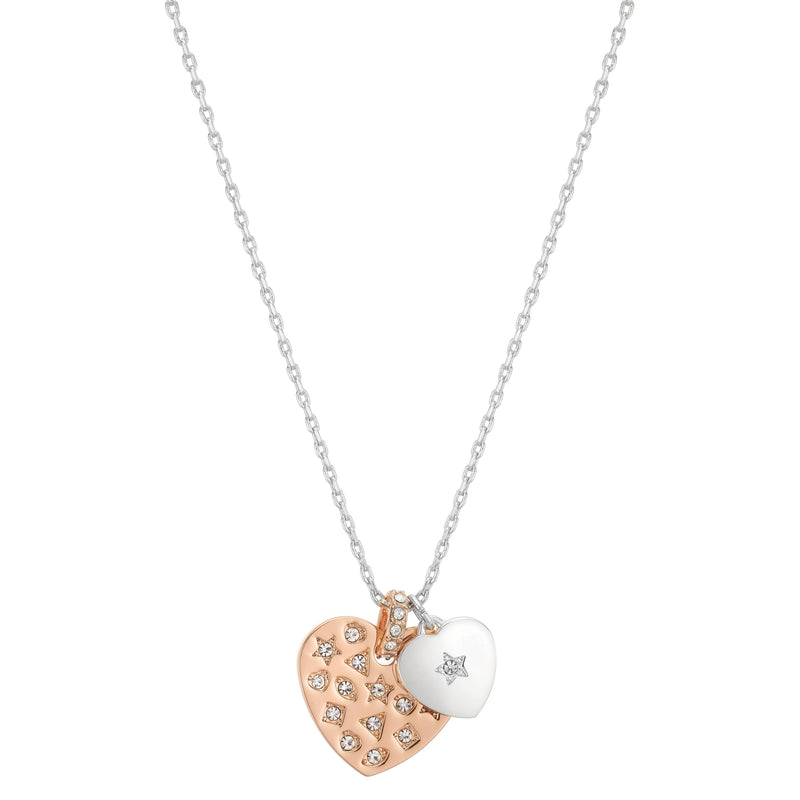 Winslet Heart Shaped Rose Gold Pendant