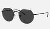 RAYBAN JACK BLACK W/POLAR
