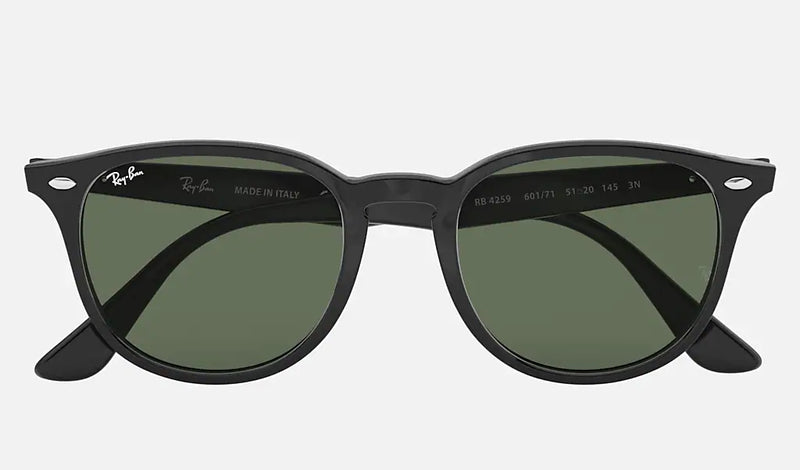 RAYBAN BLACK W/DARK GREEN-PT