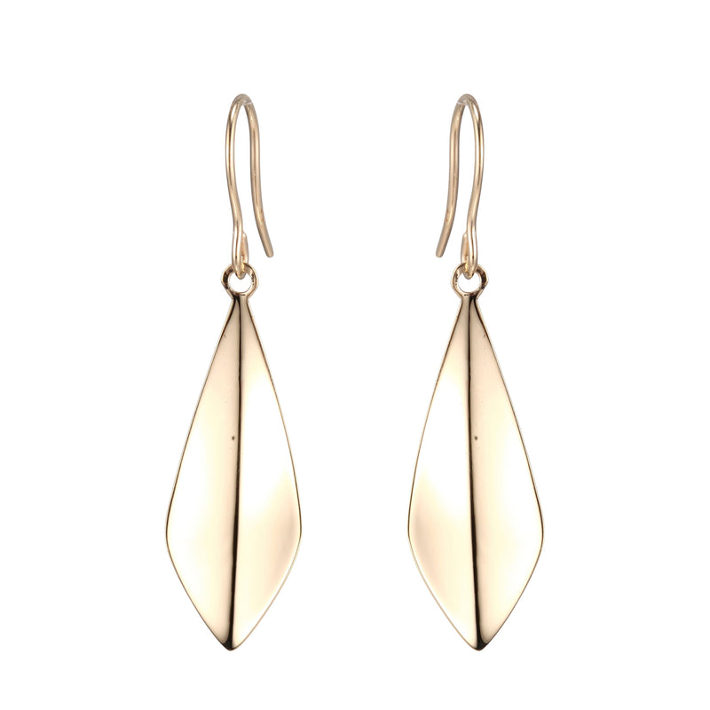 W&D 9ct Yellow Gold Drop Earrings