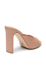 NOVO FISHER PEEP TOE SHOE BUFF