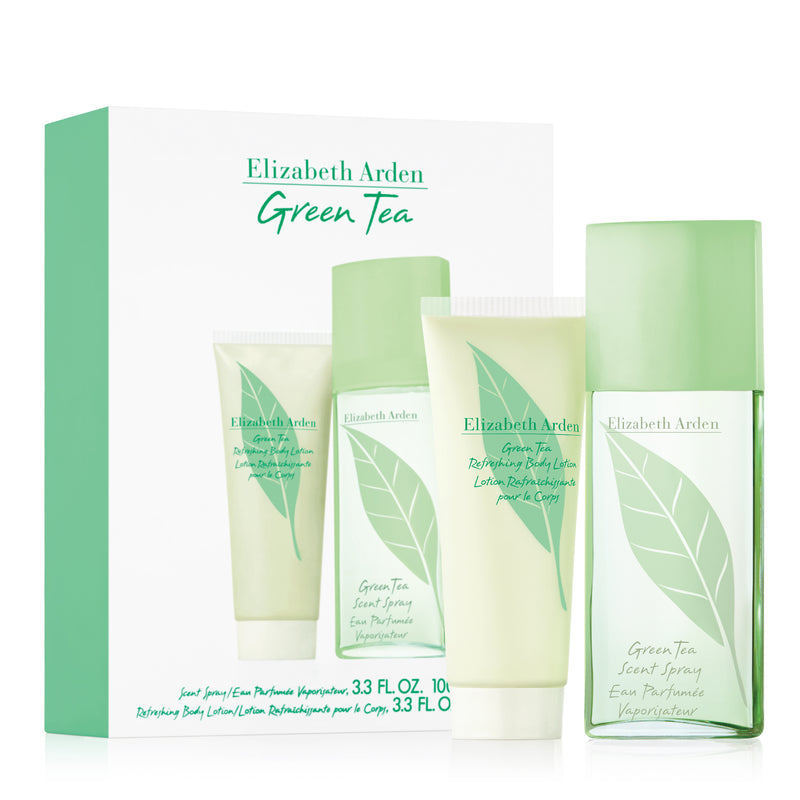 Elizabeth Arden Green Tea 2pcs Set - 100ml Spray + Body Lotion